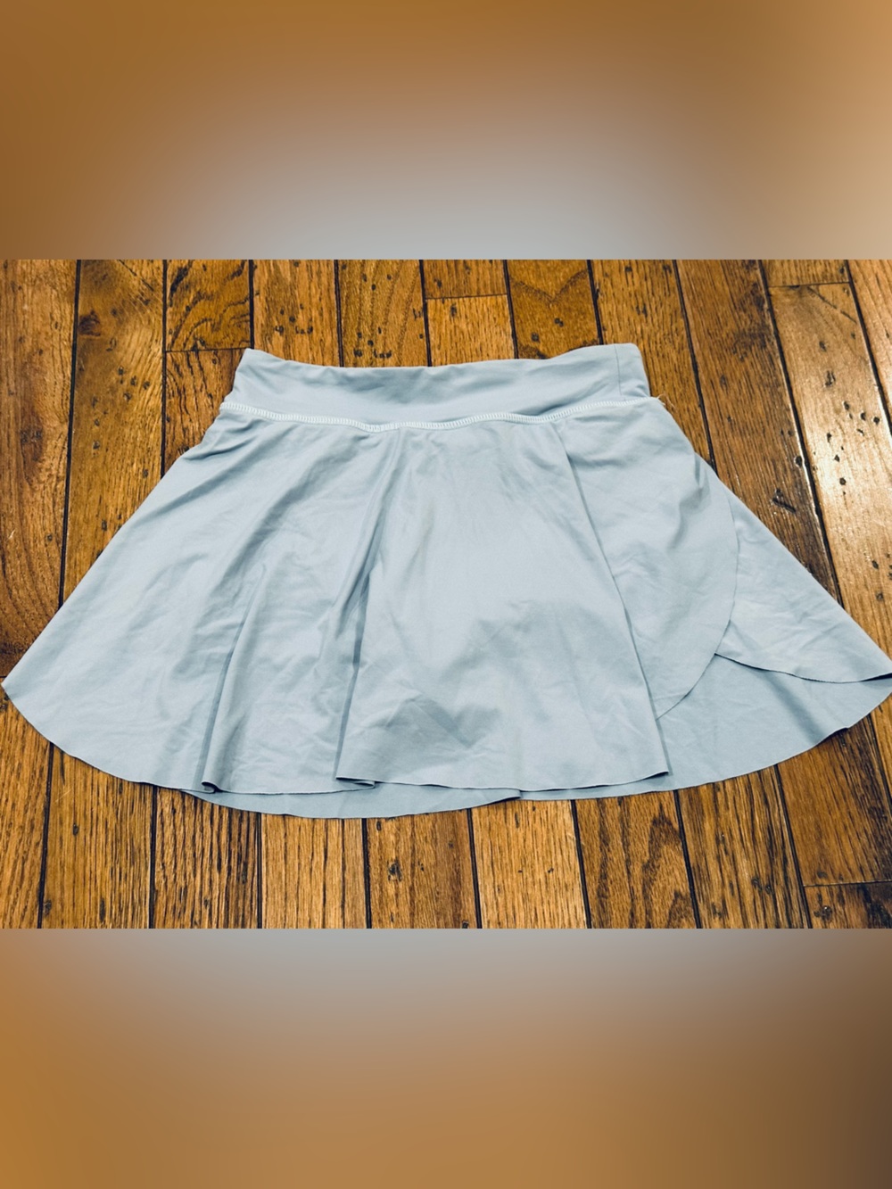 SHEIN Light Blue Circle Skort - Flowy Skater Style